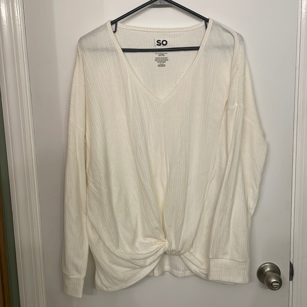 Off white oversized sweater.